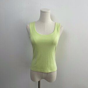 Le Bop Eloise Tank In  Lime | Women’s Size Medium